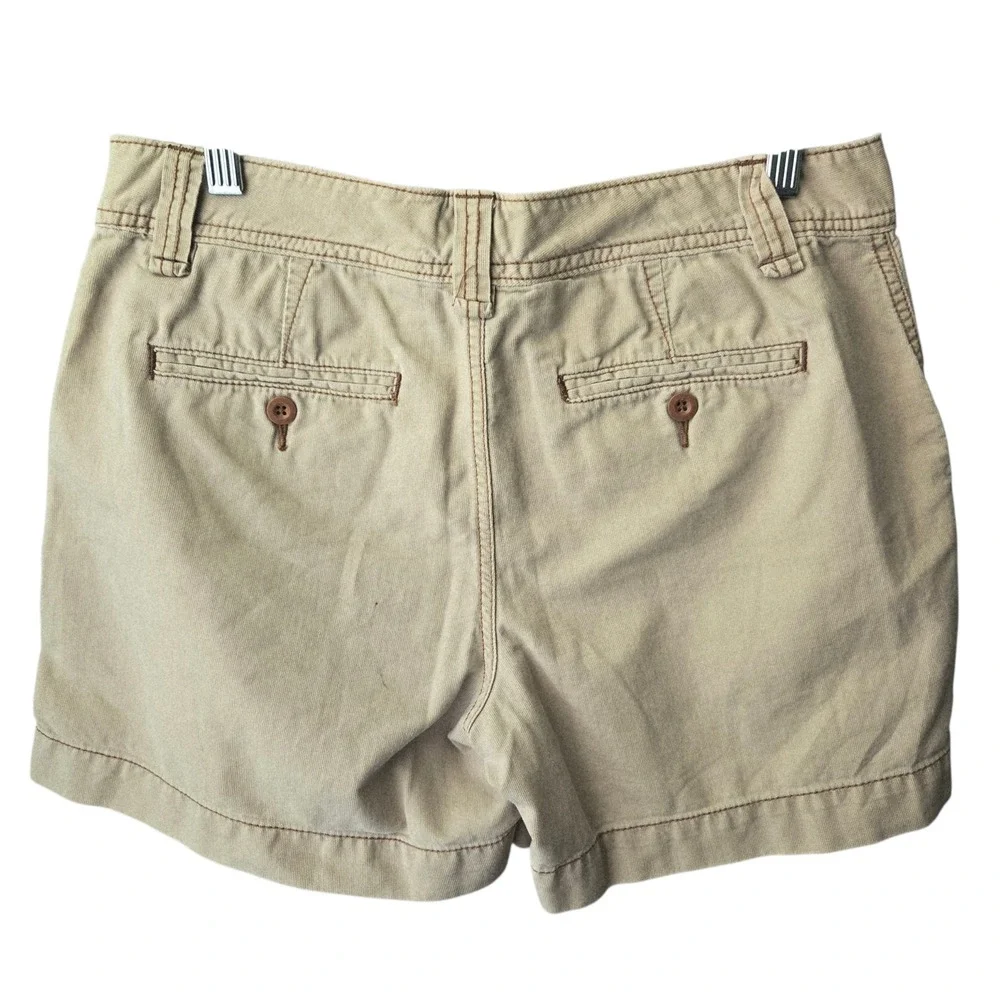 Polo Jeans Co‎ Ralph Lauren Khaki Cargo Shorts Womens Size 6 Cotton Utility